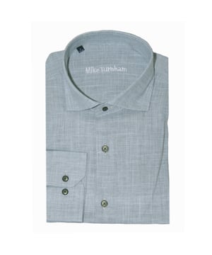 
<p>Katoenen heren overhemd met een linnen look van Mike Turnham.</p>
<ul>
<li>Slim fit</li>
<li>100% Katoen</li>
</ul>
