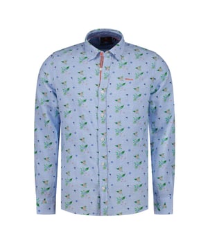 
<p>Casual heren overhemd gemaakt van een mooie linnen/katoen kwaliteit. Dit lange mouw overhemd van NZA heeft een allover print.</p>
<ul>
<li>Modern fit</li>
<li>55% Linnen/ 45% Katoen</li>
<li>Kleurnummer: 1653</li>
</ul>