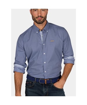 
<p>Casual stretch overhemd met lange mouwen van New Zealand Auckland.</p>
<ul>
<li>Modern fit</li>
<li>97% Katoen/ 3% Elasthan</li>
<li>Kleurnummer: 1644</li>
</ul>