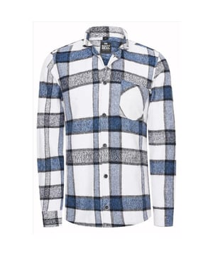 
<p>Wit met blauw heren overhemd van het Merk Rusty Neal. De blouse voor mannen heeft een blok patroon en is voorzien van een borstzakje. Dit overhemd is wat dikker van stof en voelt heerlijk zacht aan. Combineer deze comfy heren blouse met een spijkerbroek of joggingbroek en jouw outfit is compleet.</p>
<p>Materiaal: 65% Polyacryl, 20% polyester, 15% Katoen<br />
Pasvorm: Normal fit</p>
<p>Kleur : Wit - Blauw</p>
<p> </p>