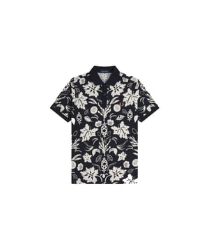
Botanical Print Polo Shirt