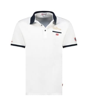 
Heren polo van het merk Geographical Norway. De polo's van Geographical Norway zijn gemaakt van 100% katoen, en hebben een normale pasvorm. Het zachte katoen zorgt voor een heerlijk draagcomfort.