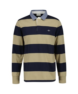 
Gant Polo lange mouw 2004083 STRIPE RU in de kleur Taupe