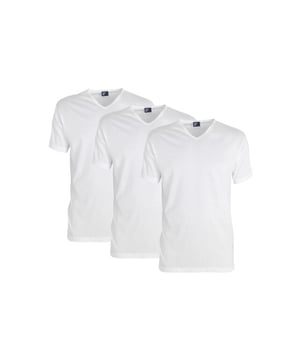 
De Alan Red VERMONT ondershirts in deze luxe giftbox combineren stijl en comfort. Gemaakt van 100% hoogwaardig, buisvormig katoen, voelen deze T-shirts heerlijk zacht en ademend aan. De V-hals en regular fit maken ze perfect als ondershirt onder een overhemd of als casual basic. Verpakt in een stijlvolle 3-pack giftbox, ideaal als cadeau of om je garderobe uit te breiden.