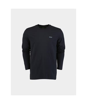 
BOSS Green T-shirt korte mouw Blauw Tee Long 10256064 01 50506365/405 met artikelcode50506365/405 .  van het materiaal 95% Katoen / 5% Elastaan. Extra specificaties: , , , , kleur Blauw.