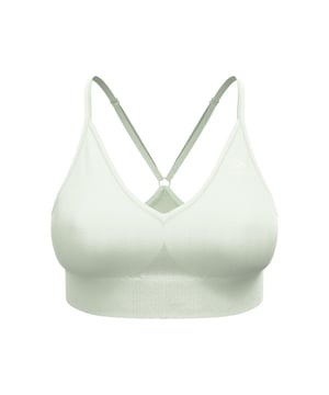 
De Seamless soft-support sportbeha van Odlo is gemaakt van sneldrogend, ademend performance stretchmateriaal uit één stuk, voor extra comfort zonder striemen. Hij is ontworpen met een supercomfortabele pasvorm voor minder intensieve work-outs. Ideaal voor yoga, skiën, krachttraining en meer. De sportbeha heeft een elegante V-hals en verstelbare racerback-bandjes. Inclusief uitneembare padding.Alles comfortabel onder controle.