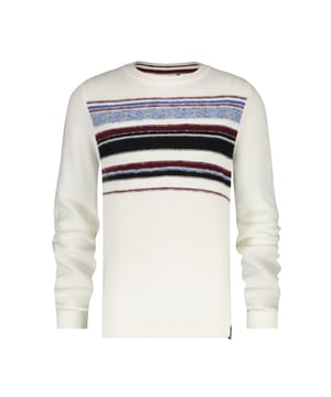 
<p>Casual heren pullover van het merk 'A Fish Named Fred'. Deze heren trui heeft een ronde hals en streep dessin.</p>
<ul>
<li>Modern fit</li>
<li>51% Acryl/ 30% Nylon/ 8% Katoen/ 11% Polyester</li>
</ul>