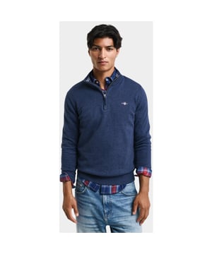
Gant Half Zip Blauw CLASSIC COTTON HALF ZIP 8030564/902 met artikelcode8030564/902 .  van het materiaal 100% Katoen. Extra specificaties: , , , , kleur Blauw.