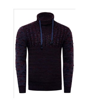 
<p>Warme coltrui voor mannen van het stijlvolle Italia Moda merk Rusty Neal. Deze gebreide trui heeft een nette uitstraling, maar is ook zeer geschikt als casual look.</p>
<p>- Pasvorm: Modern Fit</p>
<p>- Materiaal: 75% Polyacryl, 25% Katoen</p>
<p>- Kleur: Marine / Rood</p>