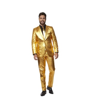 
Vergeet Goldilocks en The Man with the Golden Gun, en Fort Knox eat your heart out. Als jij een echte winnaar bent, raden we je aan te shinen in dit AUsome Groovy Gold pak en te laten zien dat jij puur goud waard bent. Ja, ga all out met dit statement pak en zet de toon op elk feestje