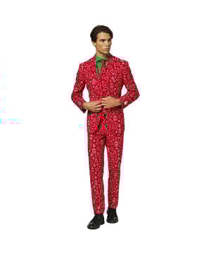 
Kerst is hÃ©t moment om indruk te maken op je (schoon)familie met je outfit. Dit iconische en stijlvolle kerstpak is ongetwijfeld geliefd bij elk familielid. Zelfs die ene gekke oom die je maar Ã©Ã©n keer per jaar ziet zal waarschijnlijk een beetje jaloers op je zijn.