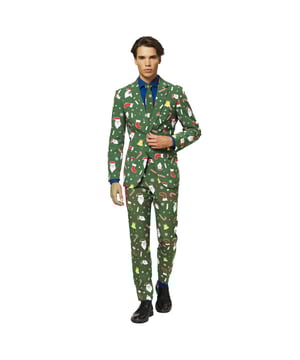 
Geef al die ugly christmas sweaters het nakijken en kroon jezelf tot kerstkoning op elk feest. Met deze groene jongen van OppoSuits om je schouders weet iedereen precies wie de baas is.