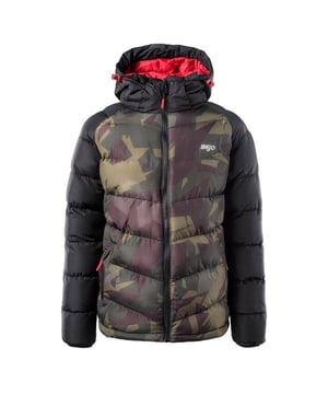 
Materiaal: 100% polyester. Ontwerp: Camo, Logo. 160 g/m². Manchet: Gemonteerd. Halslijn: Kapitein. Mouwtype: Met lange mouwen. Gewatteerd, Reflecterend detail, Afneembare kap. Kapkenmerken: Contrasterende voering, Opgekweekte kap, Knevelversteller. Zakken: 2 Zijzakken, Rits. Bevestiging: Volledige ritssluiting. Zoom: Knevel.