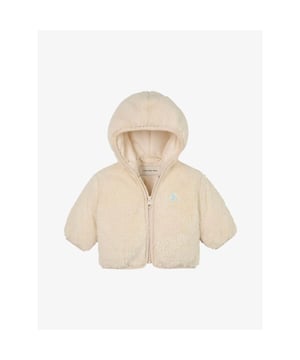 
Zachte teddy sherpa, van polyester, halslijn met capuchon, ritssluiting, gevoerd, geborduurd Calvin Klein-monogram logo op de borst en een regular fit.