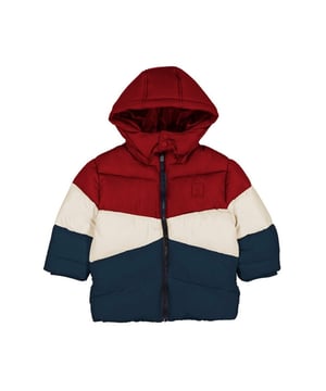 
Mayoral sale 
Mayoral jongens winterjas in de kleur rood-wit en navy blauw