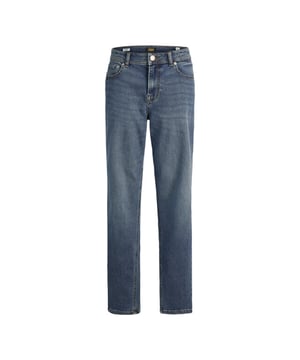 
De stoere en stijlvolle jongens jeans van Jack en Jones Kids is een must-have voor elke kleine fashionista. Deze jeans heeft een regular-straight fit en is uitgevoerd in een trendy blue denim kleur. Gemaakt van een zachte en flexibele denim stof, biedt deze jeans optimaal comfort en bewegingsvrijheid.en#10;en#10;Deze jeans van Jack en Jones heeft vijf zakken en een knoopelastiek in de tailleband voor een perfecte pasvorm. De hoogwaardige kwaliteit materialen bestaan uit 76% katoen, 22% polyester en 2% elastaan, wat zorgt voor een duurzame en comfortabele jeans die lang mooi blijft.en#10;en#10;Of het nu voor een casual dagje uit is of voor een speciale gelegenheid, deze jeans is geschikt voor elke gelegenheid. Combineer het met een basic t-shirt en sneakers voor een coole look of draag het met een overhemd en nette schoenen voor een meer geklede outfit. Met de Jack en Jones Kids jeans ben jij altijd klaar voor elke gelegenheid!