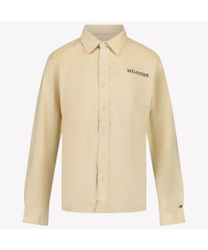 
Tommy Hilfiger KB0KB09264 kinder overhemd beige - w24 blouse lm corduroy - winter 2024