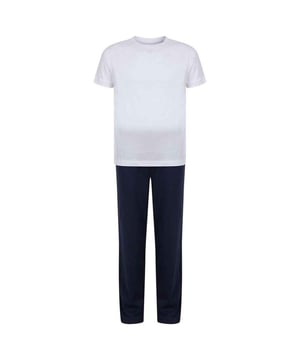 
100% Katoen. Ontwerp: Eenvoudig. Hals: Crew Neck. Taille: Koord, Elastisch. Mouwtype: Korte mouwen, omgeslagen. Bevestiging: Pull-On. Inhoud: T-shirt, Broek. Duurzaamheid: Oeko-Tex Standaard 100 Gecertificeerd. 9-10 jaar: 31 in. 11-13 jaar: 33 in. 3-4 jaar: 24 in. 5-6 jaar: 26 in. 7-8 jaar: 28 in.
