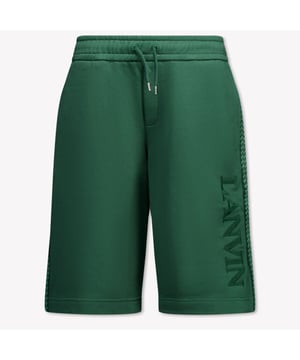 
<p>Ontdek de elegantie van de Lanvin sweatshorts, ontworpen voor de jonge mode-iconen van morgen. Deze groene shorts stralen een tijdloze klasse uit, dankzij het verfijnde vakmanschap en de luxueuze stoffen. De subtiele LANVIN-embossing aan de zijkant voegt een vleugje exclusiviteit toe.  De perfecte pasvorm en ademende stof zorgen voor ultiem comfort, ideaal voor elke zomerse avonturier. Geef je kind de kans om te schitteren in stijl en kwaliteit die je van LANVIN verwacht.</p>

<p>LANVIN KIDS N30229 ZOMER 2025</p>