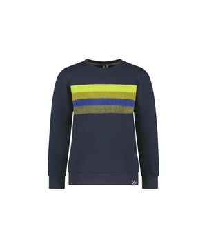 
B.Nosy Jongens sweater - Sven - Navy blauw

Materiaal 95% GOTS 5% EA