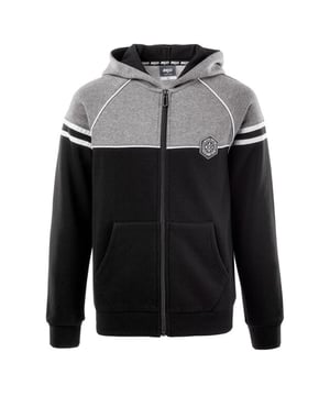 
Materiaal: 80% Katoen, 20% Polyester. Voering: Gemerkt. Ontwerp: Contraststreep, Logo, Tweekleurig. Hem: Uitgerust, geribbeld. Eigenschappen van de kap: Gegroeid op de kap. Manchet: Gemonteerd, geribbeld. Halslijn: Kapitein. Mouwtype: Met lange mouwen. Zakken: 2 Voorzakken. Bevestiging: Volledige ritssluiting.