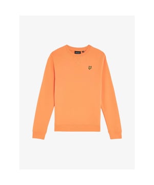 
De Lyle en Scott Junior Sweater in Kinetic Orange heeft het bekende Lyle en Scott gele vogeltje als logo embleem op de borst. Combineer gemakkelijk op een jeans.