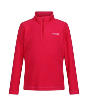 
170gsm Symmetrie fleece 1 zijde geborsteld, 1 zijde anti-pil 100% Polyester Regatta kindermaten (borstomtrek): 2 jaar (53-55cm), 3-4 jaar (55-57cm), 5-6 jaar (59-61cm), 7-8 jaar (63-67cm), 9-10 jaar (69-73cm), 11-12 jaar (75-79cm), 32 (79-83cm), 34 (83-85cm).