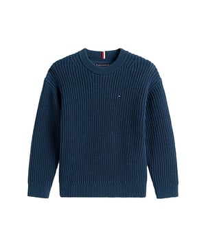 
Tommy Hilfiger Pullover KB0KB09908 in de kleur Donker blauw