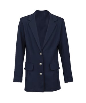 
KIEstone Meisjes colbert - Coco - donker blauw

Materiaal 65% viscose, 30% polyamide, 5% elastan