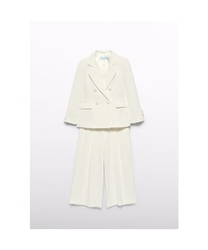 
Abel & Lula Zomer broekpak crepe meisjes - creme wit

Materiaal