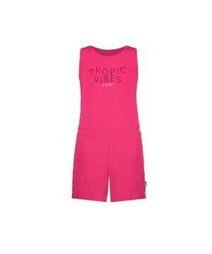 
B.Nosy Meisjes jumpsuit - Teddy - Helder roze

Materiaal