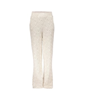 
Geisha zomer broek meisjes - jacquard - zand / off wit

Materiaal 65% katoen, 15% viscose, 20% polyester