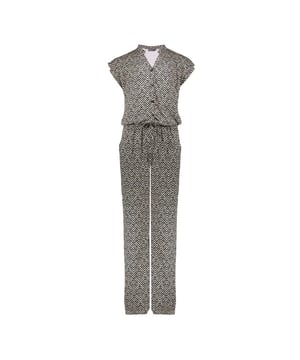 
Geisha zomer jumpsuit meisjes - AOP - zwart / off wit

Materiaal 65% viscose, 30% polyamide, 5% elastane