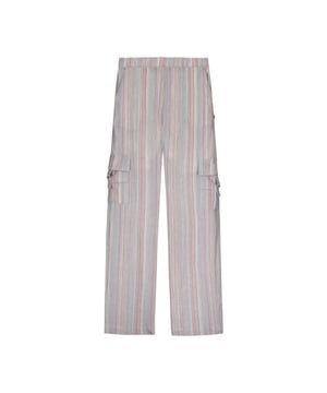 
Like Flo zomer cargo broek meisjes teens - mint, gestreept - Fever

Materiaal 75% katoen, 25% polyesther