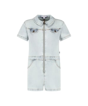 
MAYCE zomer jeans jumpsuit meisjes - licht blauw denim

Materiaal