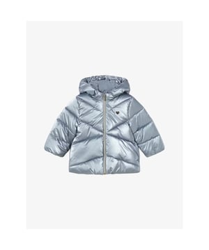 
Mooie en warme baby winterjas van Mayoral in de kleur licht blauw van Mayoral