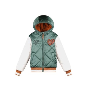 
Moodstreet Meisjes baseball winterjas - Joy - Shaded groen

Materiaal 100% RPE
