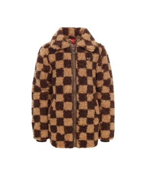 
LOOXS Little Meisjes winterjas geruit fur - Kastanje bruin geruit

Materiaal 100% Polyester