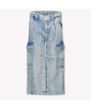 
Guess K5GA00 D4MU2 kinderjeans licht blauw - s25 cargojeans - zomer 2025