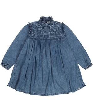 
Tumble & Dry Meisjes jurk - Termignon - Denim acid wash

Materiaal 100% Cotton