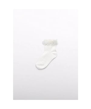 
Abel & Lula Zomer sokken tule ruffel meisjes - creme wit

Materiaal