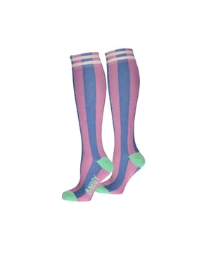 
B.Nosy zomer kniekousen meisjes - paars/blauw gestreept - Molly

Materiaal 78% katoen, 20% polyamide, 2% elastaan