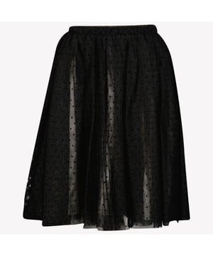 
Abel & Lula 5521 kinderrokje zwart - w24 rokje glitter tule - winter 2024