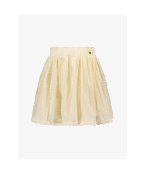 
De Le Chic Teddies Dots en Ruffles Rok in Dreamy Creamy: Een prachtige rokje in bijzondere stof is helemaal geschikt voor die zomerse avond of feestje. Gegarandeerd het stralende middelpunt! 
