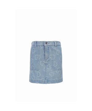 
LOOXS Little Zomer jeans rok meisjes - Bleach blauw

Materiaal 100% Cotton