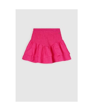 
NoBell' Meisjes jeans plooirok met riem - Nimmy - Piiink roze

Materiaal 98% CO. 2% EA