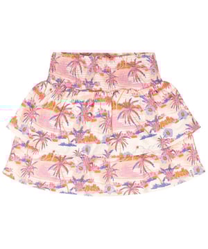 
Tumble & Dry zomer rok meisjes - licht perzik AOP - Marinella

Materiaal 95% katoen (Organic), 5% Elastane