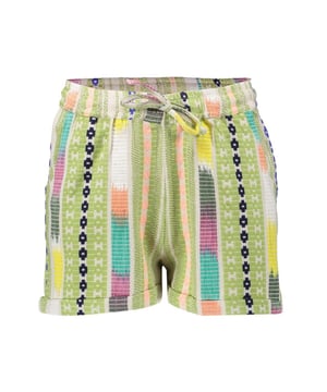
Geisha zomer short meisjes - fancy woven - groen / lime

Materiaal 60% acryl, 30% katoen, 10% viscose