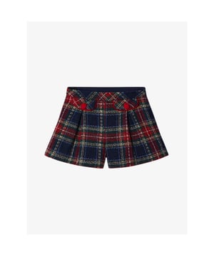 
De Mayoral Plaid Short in de kleur Navy Cherry heeft een ruitmotief. De short heeft een ritssluiting en is aan te snoeren in de taille. De short heeft sierzakken. 