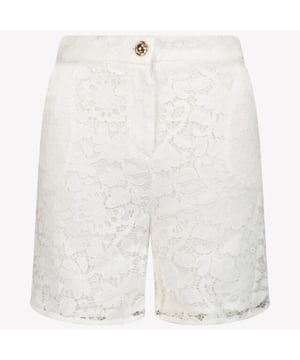
R30413 117 OFFWHITE SS25<br>kanten korte broek<br><ul>wit</ul><ul>knoopsluiting aan de voorkant</ul><ul>steekzakken aan de zijkanten</ul><ul>dij</ul><ul>lengte</ul><ul></ul><ul></ul><ul></ul><ul></ul><ul></ul><br>MICHAEL KORS KIDS